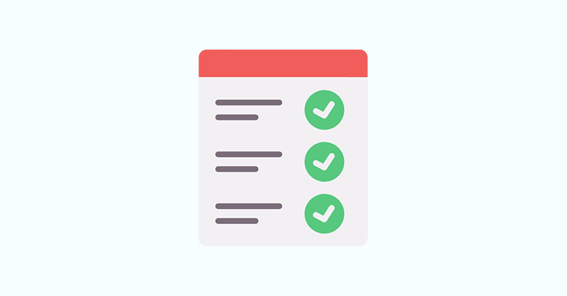 Application Checklist